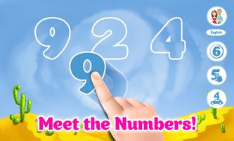 پوستر Learning numbers for kids - kids number games! 👶