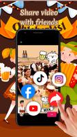 Oktoberfest & Beer Party Photo Frame, Video Maker ảnh chụp màn hình 2