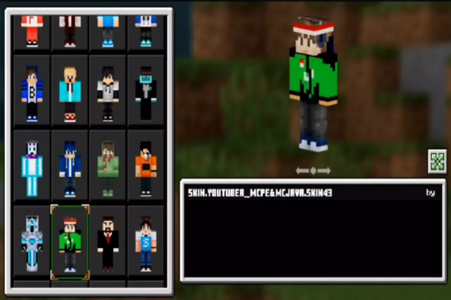Tải xuống APK Youtuber Custom Mod Skin MCPE cho Android