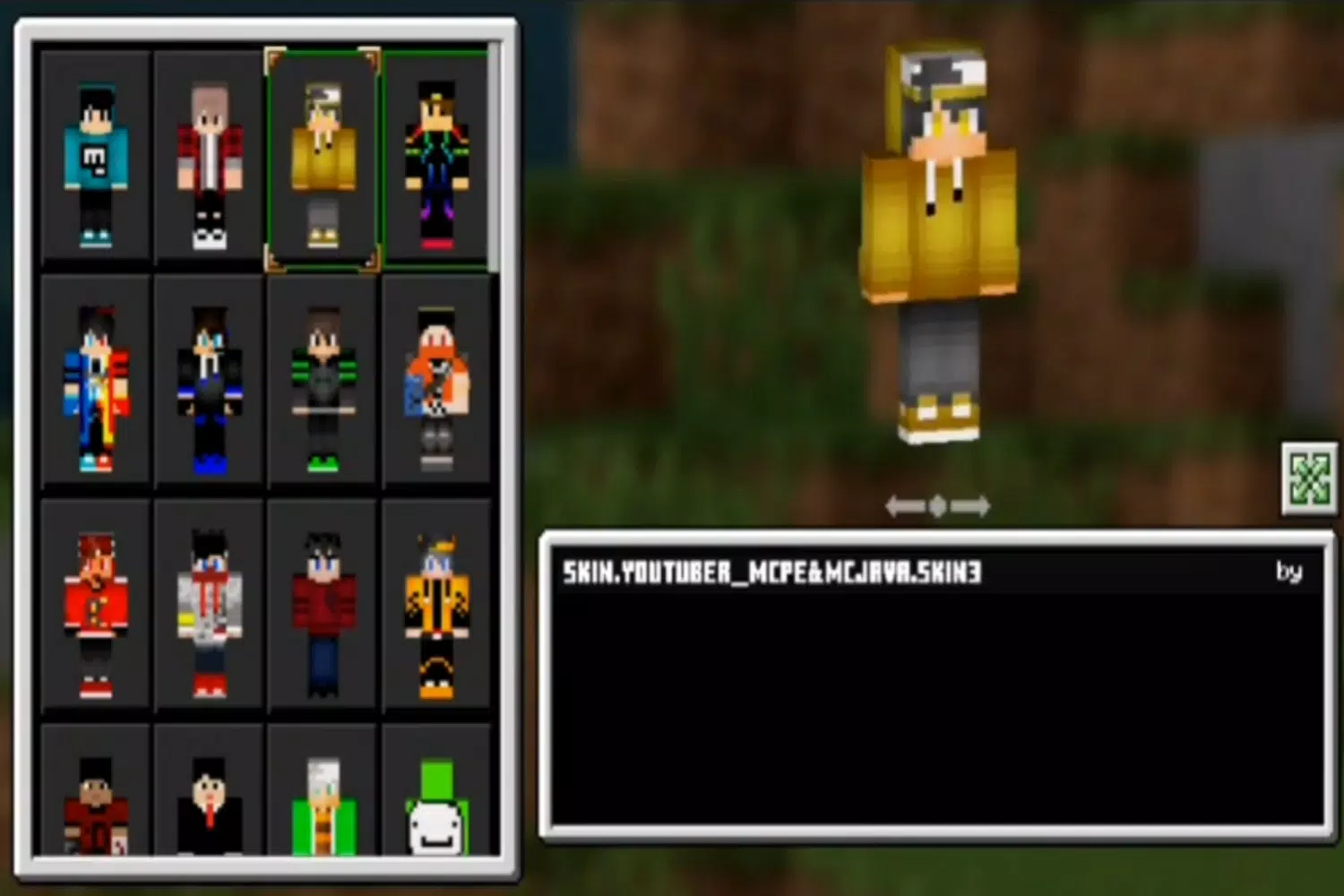 Tải xuống APK Youtuber Custom Mod Skin MCPE cho Android