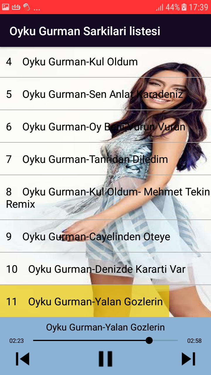 Öykü Gürman 2019 APK pour Android Télécharger