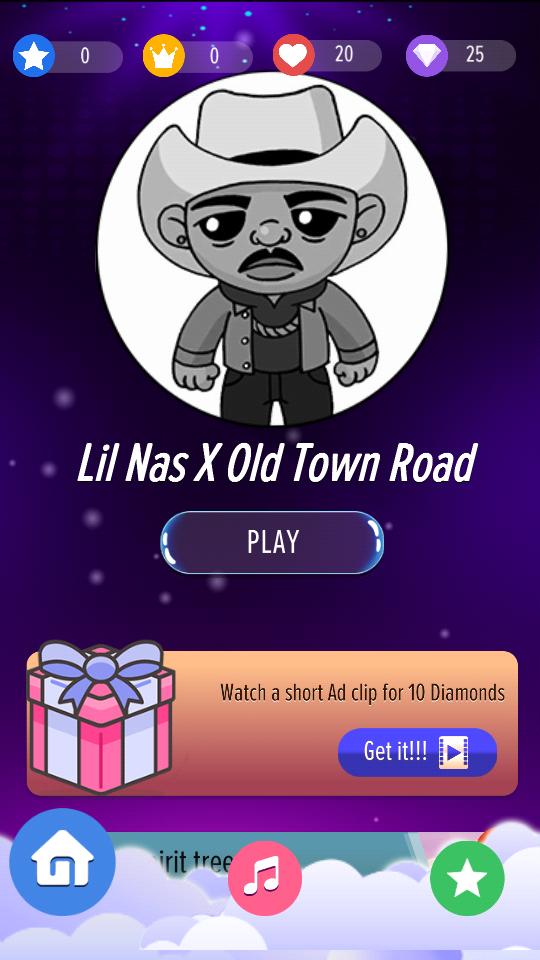 Lil Nas X Piano Old Town For Android Apk Download - roblox piano old town road notes