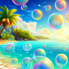 Bubble Shooter - Paradise Bay أيقونة