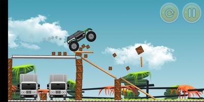 Monster Truck- Speed Racer Stunt Rampage capture d'écran 1