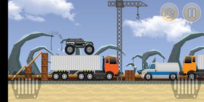 2 Schermata Monster Truck- Speed Racer Stunt Rampage