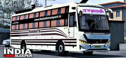Bus Mod India Sleeper الملصق
