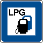Autogas Tankstellen Finder Zeichen