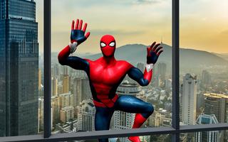Super Spider Rope Hero Fight Miami Crime City Poster