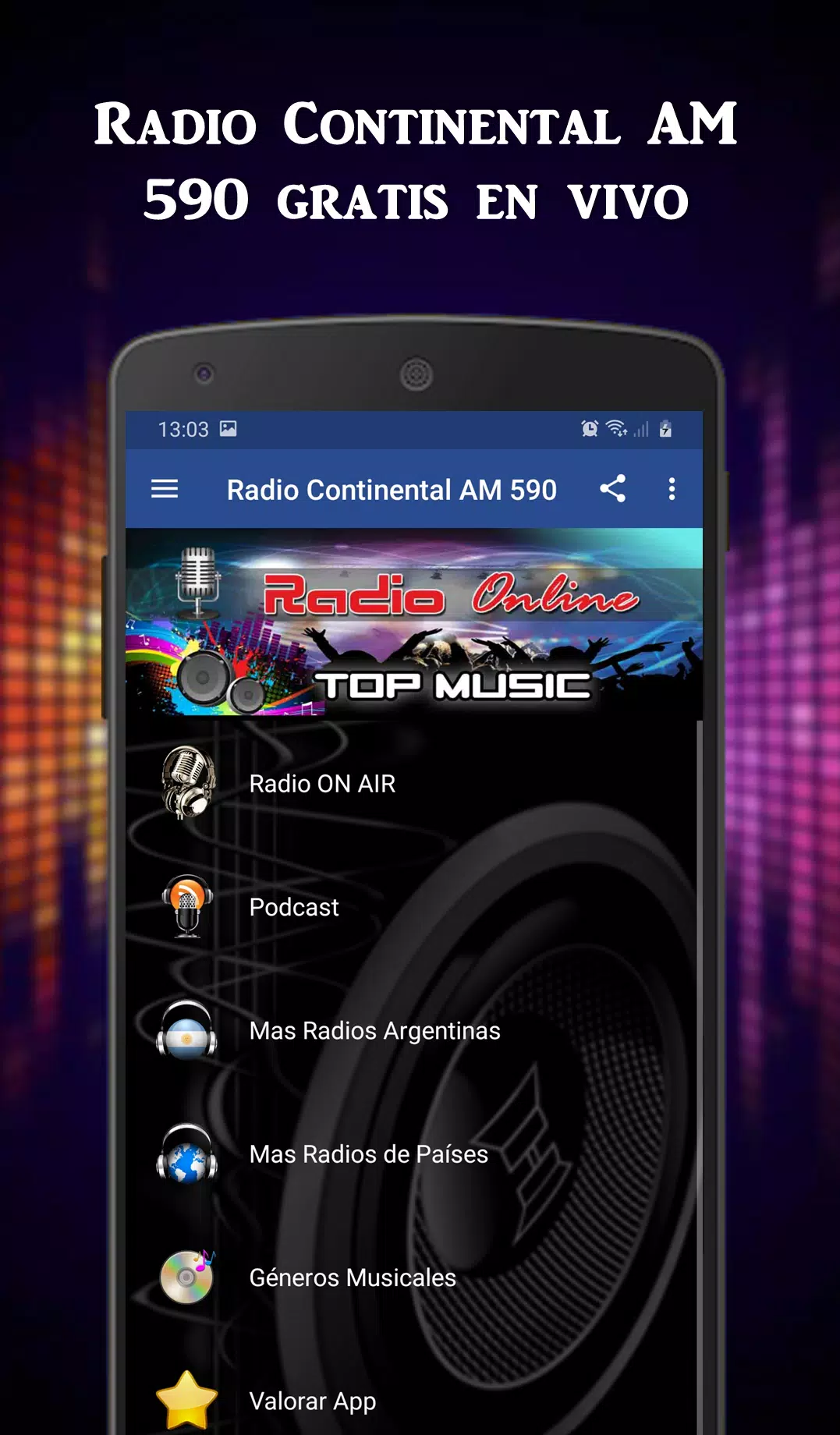 Descarga de APK de Radio Continental AM 590 para Android