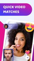 Meet New People via Free Video Chat - Moon Live پوسٹر