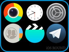 OS Round - Icon Pack โปสเตอร์