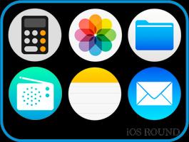 OS Round - Icon Pack 截图 2