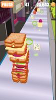 Sandwich Runner 3D Game ポスター
