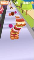 Sandwich Runner 3D Game capture d'écran 1