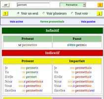 Conjugaisons françaises स्क्रीनशॉट 1