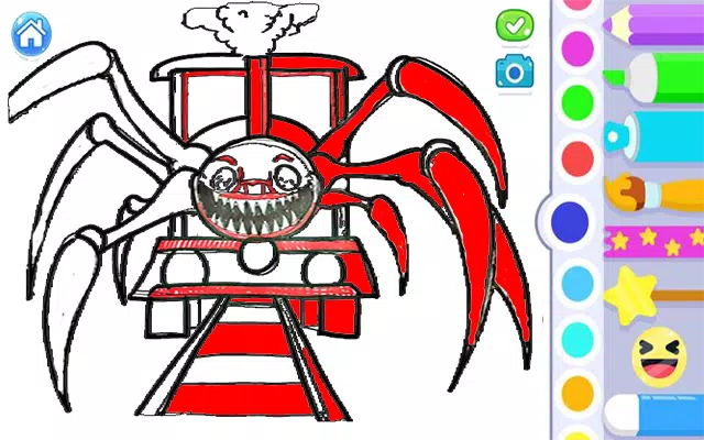 Download do APK de Spider Train Coloring book para Android