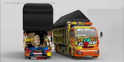 Mod Bussid Truk Lampung 스크린샷 1
