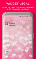 Widget de contador. Bater papo Cartaz