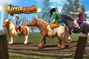 Jeu de Course de Poney Mignons Affiche