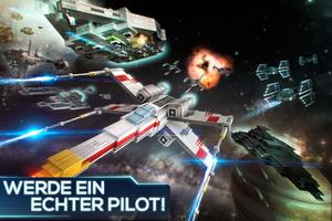 Weltall-Raumschiff-Simulator Plakat