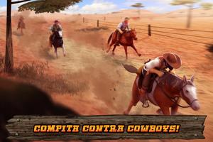 Corridas de Cowboys em Cavalos imagem de tela 2