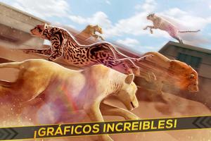 Leopardo vs Clan de Leones! captura de pantalla 1