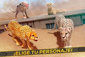 Leopardo vs Clan de Leones! captura de pantalla 2