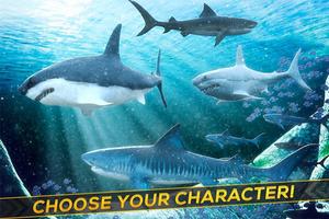 Sea Shark Adventure Game Free ảnh chụp màn hình 2