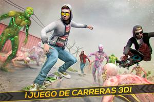 Monopatín Pro Zombie Skater 3D Poster