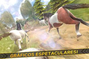 Cavalos Selvagens Corridas 3D imagem de tela 1
