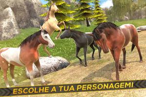 Cavalos Selvagens Corridas 3D imagem de tela 2