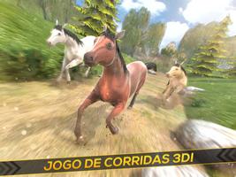 Cavalos Selvagens Corridas 3D imagem de tela 3