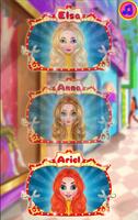 Salon de coiffure fille princesse royaumes choisir capture d'écran 1