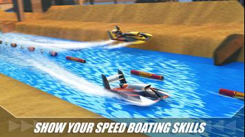 Water Boat Racing Simulator 3D capture d'écran 2