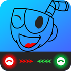 Cup Fake Call Head icon