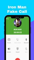 Iron Hero Man Fake Call screenshot 3