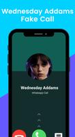 Video Call - Wednesday Addams screenshot 1