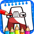 Coloring alphabet lore melon APK