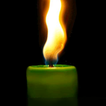 Animated virtual candle