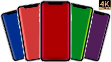 HD Wallpaper Solid Color الملصق