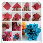 origami tutorial. 아이콘