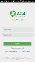 OMA App - Backflow Management poster