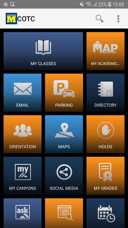 College Of The Canyons Mobile For Android Apk College Of The Canyons Mobile Poster