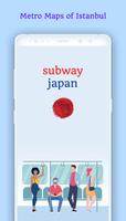 Japan Subway Maps Affiche
