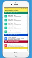 Motorcycle Theory Test poster