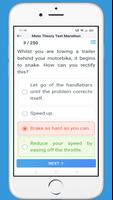 Motorcycle Theory Test screenshot 2