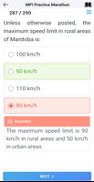 MPI Driving Quiz screenshot 2