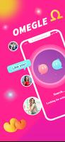 Omegle - random chat live chat poster