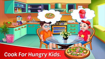 Kids In Kitchen - Kids Cooking Recipes Restaurant Affiche