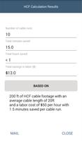 3 Schermata Southwire® MCAP® Savings Calc